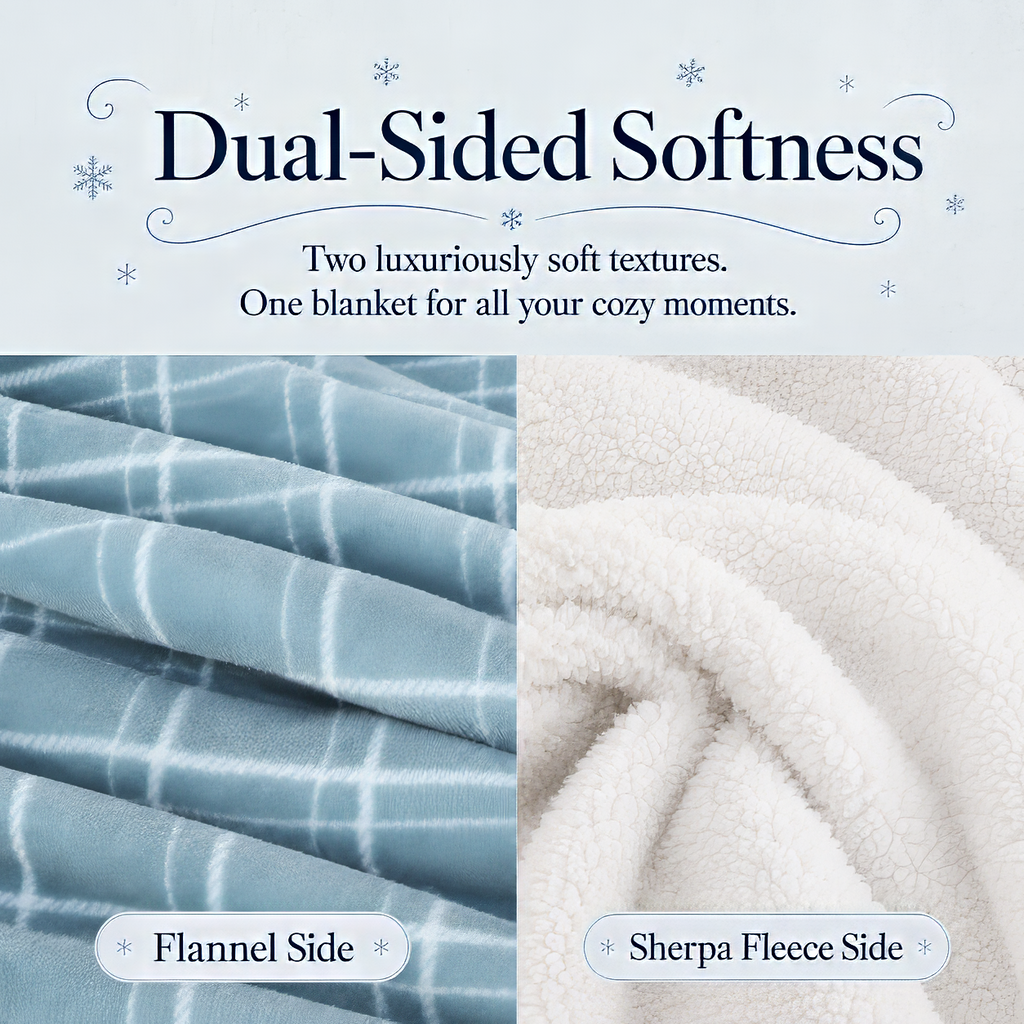 PYROEPLEEA Heated Electric Blanket Full Size 72 x 84 in, Flannel Sherpa, 6 Heat Settings, 1-12 Hour Auto Off, Machine Washable for Bed or Couch-Light Gray Plaid