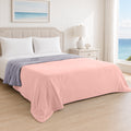 PYROEPLEEA Cooling Blanket for Hot Sleepers Queen Size (90" x 90"), Lightweight Breathable Summer Cooling Comforter for Night Sweats, Feather Pink