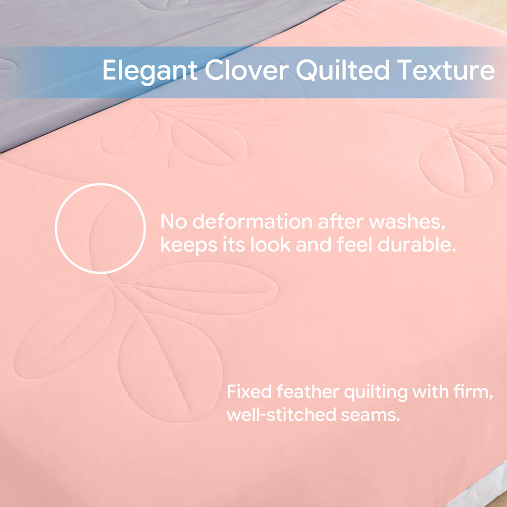 PYROEPLEEA Cooling Blanket for Hot Sleepers Queen Size (90" x 90"), Lightweight Breathable Summer Cooling Comforter for Night Sweats, Feather Pink