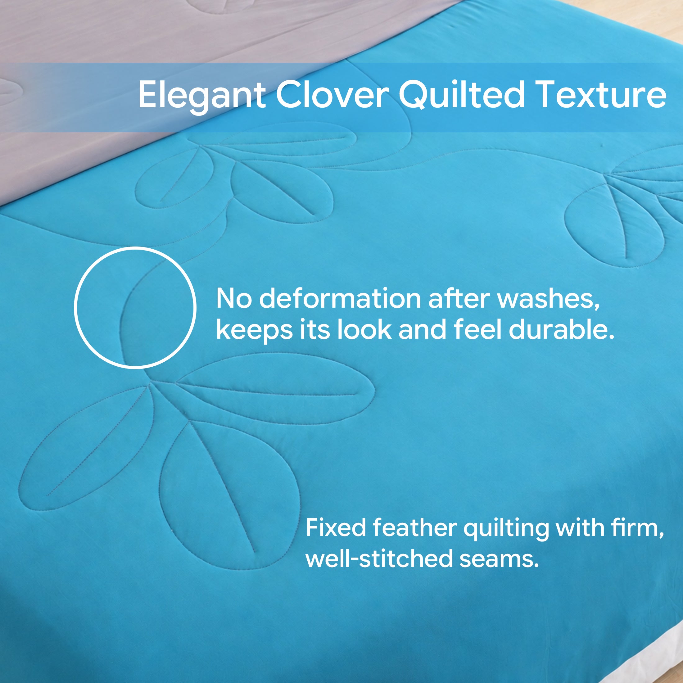 PYROEPLEEA Cooling Blanket for Hot Sleepers King Size (90" x 108"), Lightweight Breathable Summer Cooling Comforter for Night Sweats, Feather Blue
